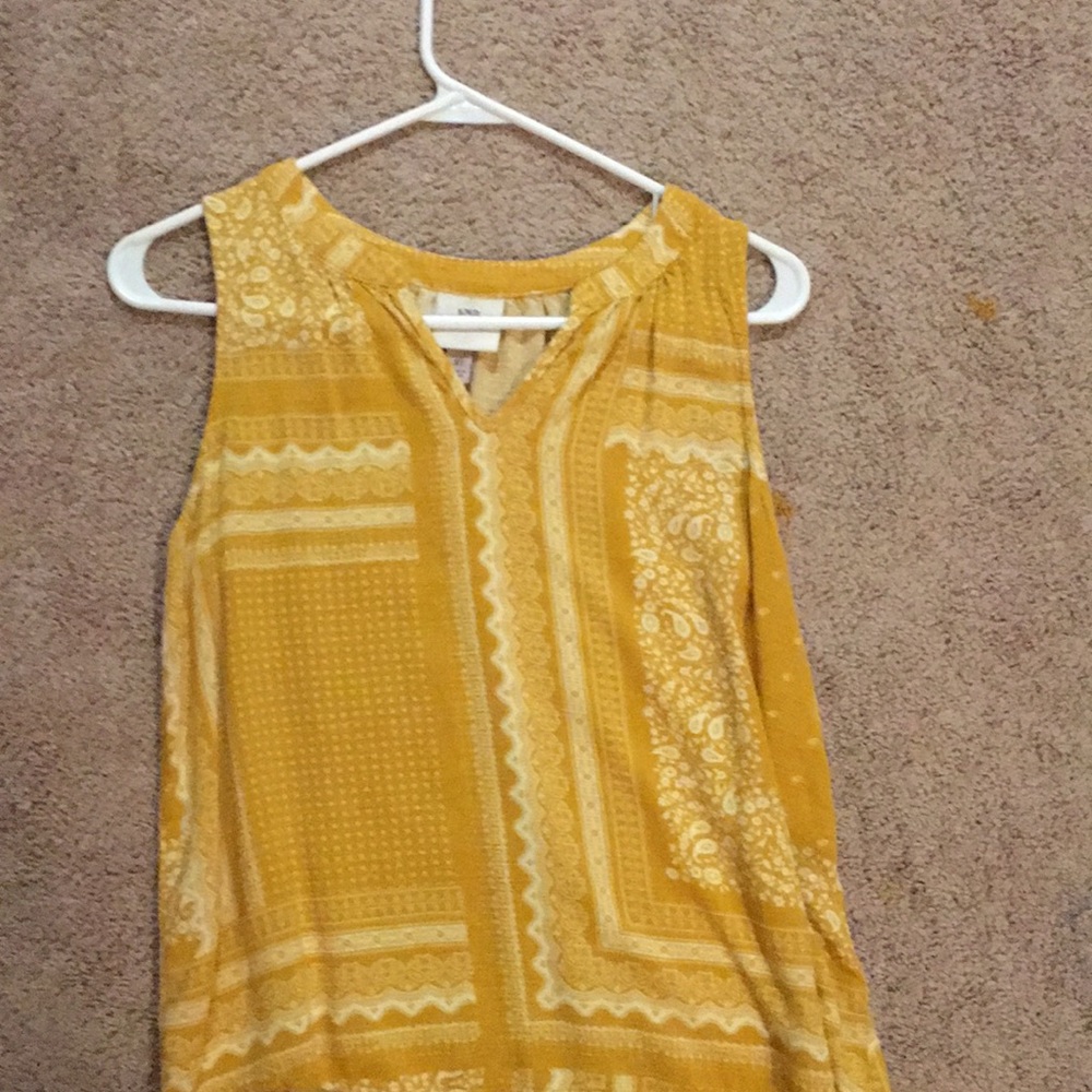 Yellow blouse